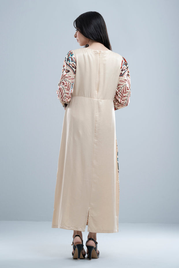 City Fashion Tropical Printed Long Dress