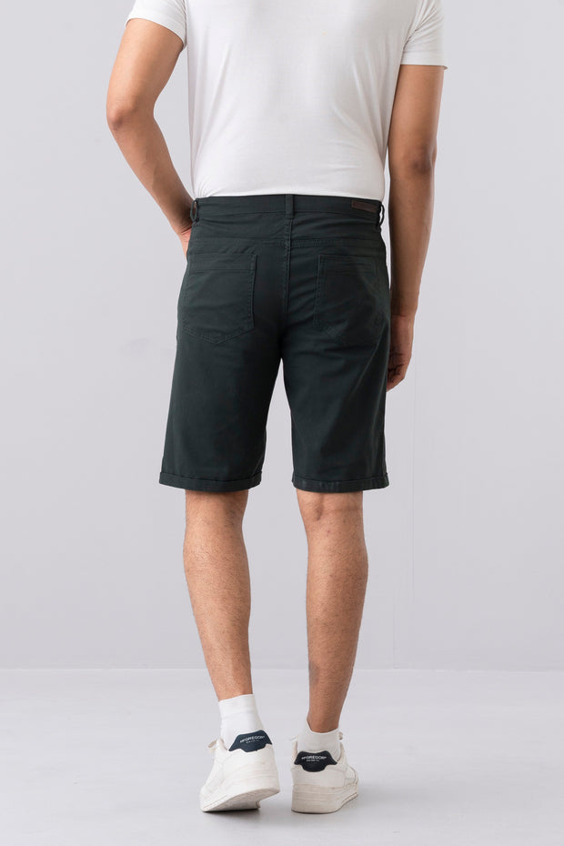 City Fashion Slim Fit Solid Shorts